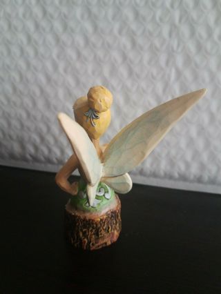 Jim Shore Tinkerbell Carved by heart figurine with box. 2