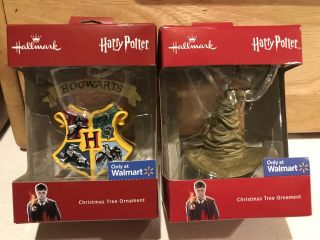 Harry Potter Hogwarts Emblem Sorting Hat Hallmark Christmas Ornaments 2018