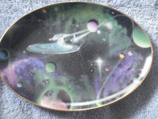 Vintage 1996 Hamilton Collector Plate " Signs Of Intelligence " (star Trek)