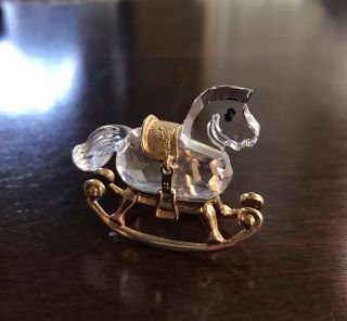 Swarovski Crystal Memories Rocking Horse Figurine