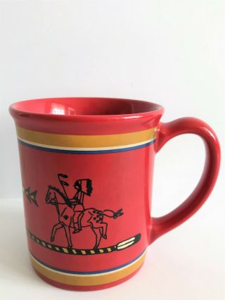 Pendleton Sacred Dance South Western Theme Red Over - Sized Coffee Mug