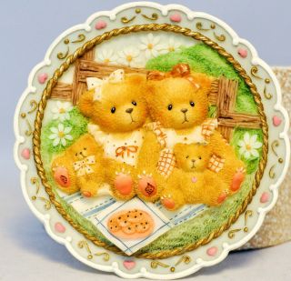 Cherished Teddies: Two Friends Mean Twice The Love - 482064d - Plaque & Stand