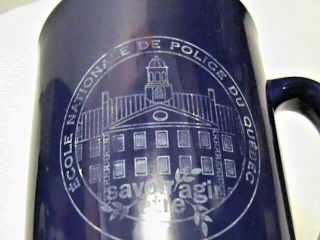 Tasse Café / Coffee Mug - Ecole Nationale De Police Du Quebec / Police School QC 2