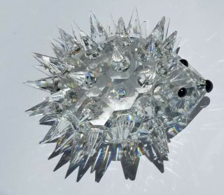Swarovski Silver Crystal Hedgehog Box/cert