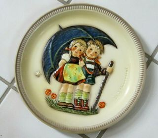 Hummel " Stormy Weather " First Edition 1975 Anniversary Plate,  Goebel W.  Germany