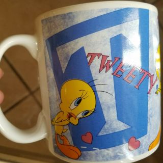 Euc Vintage 1997 Applause Tweety Bird Coffee Tea Mug Looney Tunes Warner Bros