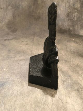 Gone With The Wind Scarlett Cast Iron Bookend 1937,  Could Be As Doorstop 5