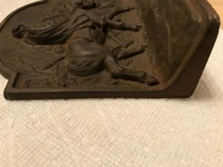 George Washington Valley Forge Revolutionary War Cast Iron Metal Hubley Bookend 7
