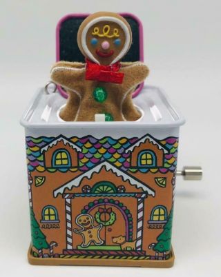 2008 Pop Goes The Gingerbread Man Hallmark Ornament 4 Jack In The Box Memories