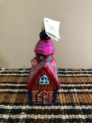 Christopher Radko Chapel Hill Christmas Ornament 7” Tall With Paper Tag Attached