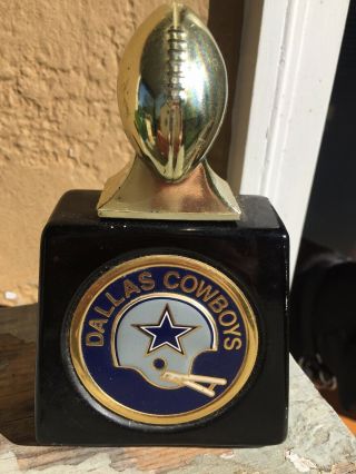 Vintage Avon Dallas Cowboys Nfl Decanter Wild Country After Shave Empty