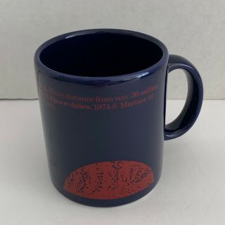 Waechtersbach Coffee Mug Cup Vintage Planet Solar System Mercury Blue Htf