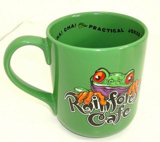 Rainforest Cafe Large Green Frog Tea Coffee Mug 1999 Rio Cha Cha