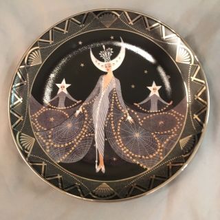 Erte “queen Of The Night” Royal Doulton / Franklin Plate