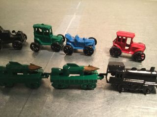 Collectors Miniature Train Set And Miniature Autos. 3