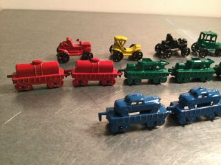 Collectors Miniature Train Set And Miniature Autos. 4