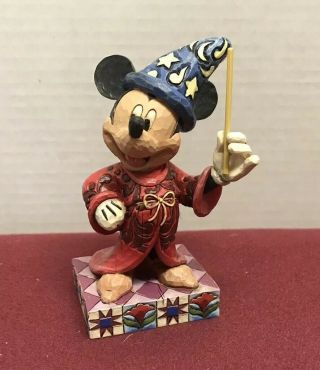 Jim Shore Disney Traditions Sorcerer Mickey Mouse " Touch Of Magic " 4010023