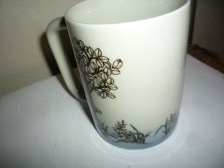 Vintage Unicorn Mug Blue Handpainted Stoneware Coffee Cup Otagiri Japan 1982 2