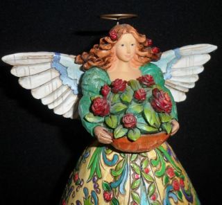 Jim Shore Summer Restores Soul Angel Figurine Collectible Heartwood Creek 9 " 04