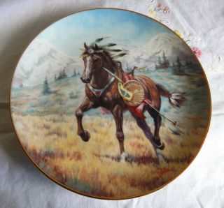 Windcatcher:a Cheyenne War Pony Plate War Ponies Of The Plains By Perillo