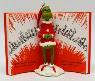 2011 A Shocking Surprise Hallmark Ornament How Grinch Stole Christmas