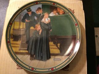 Norman Rockwell “an Orphan’s Hope” Collectors Plate