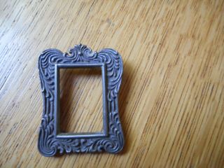 Vintage,  Very Small Pewter Frame - 2 1/8 X 1 5/8 Inches