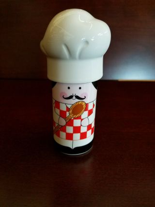 Vintage Salt And Pepper Shakers 1385 Stacking Chef