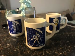 Morton Salt Collectible Classic Coffee Mugs (1914,  1921,  1956)