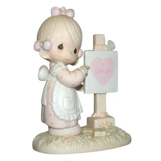 Precious Moments Figurine Pm874,  Loving You,  Dear Valentine W/box