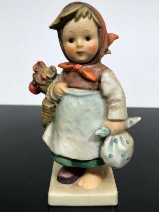 Vtg Goebel Hummel Germany Weary Wanderer Girl Art Statue Figurine 204