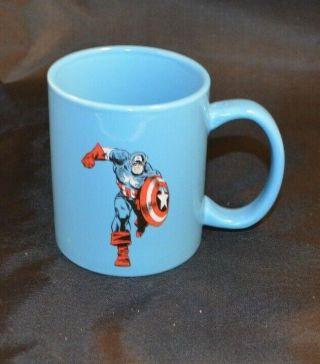 Marvel Comics Captain America Coffee Mug / Cup Blue 2011