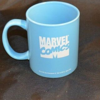 Marvel Comics Captain America Coffee Mug / Cup Blue 2011 2