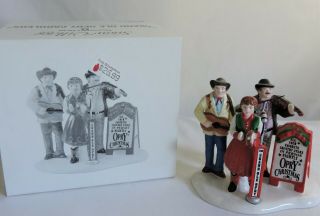 Dept 56 Snow Village Accessory Grand Ole Opry Carolers 54867 Retired Vtg Country