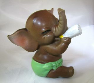 Elephant Baby With Bottle Vintage Cutie Josef