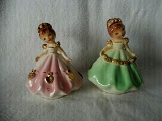 Set Of Two As - Is Early California Josef Dolls Of The Month May & February