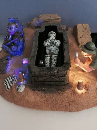 Lemax Spooky Town The Mummy ' s Tomb Table Accent Lighted,  Animated 74593 2