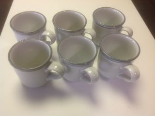 Noritake Stoneware Sierra Twilight 8667 Coffee Mugs Set Of Six