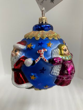 Christopher Radko Circle of Cheer Christmas Tree Ornament Petite 99 - 991 - 0 2
