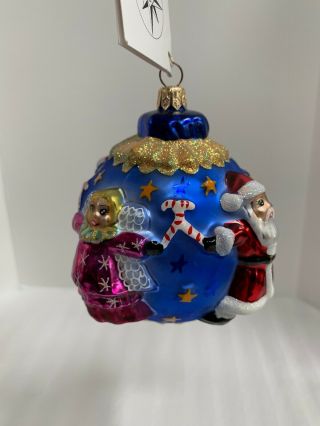 Christopher Radko Circle of Cheer Christmas Tree Ornament Petite 99 - 991 - 0 3