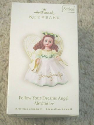 2008 Follow Your Dream Angel 13th In Madame Alexander Series Hallmark Ornament