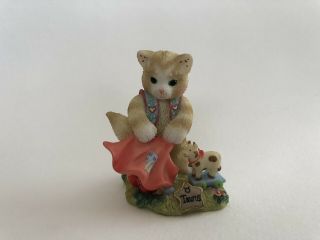 Enesco Calico Kittens Collectibles “you Are Patient,  Strong Willed” 542393