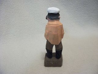 Nautical Hand Carved Wooden Sailor - Ship Captain Figurine 3