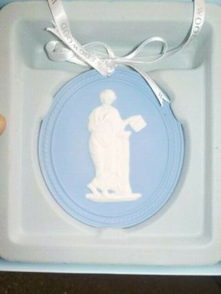 Wedgwood Nos Blue Annual 2012 Disk Ornatment Hanging 7168