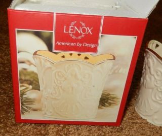 Lenox Merry Lights Angel Votive Candle Holder Nib