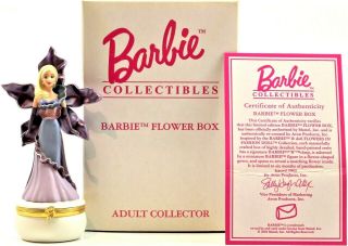 Barbie Collectibles Barbie Flower Box Adult Collector With 2002 Avon
