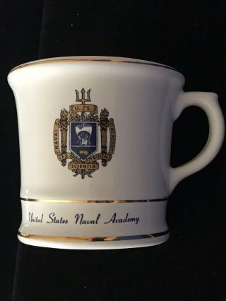 Vintage United States Naval Academy Coffee Cup / Mug With Crest