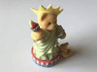 Cherished Teddies _ Libby (statue Of Liberty) My Country Tis Of Thee 1997