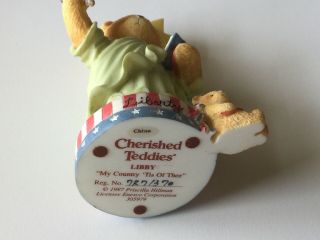 Cherished Teddies _ LIBBY (Statue of Liberty) My Country Tis of Thee 1997 4