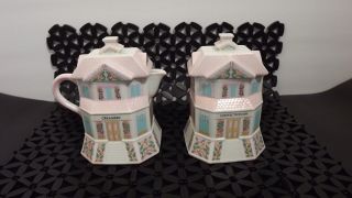 Lenox Village Creamery And Confectionery Set Fine Porcelain China 1991 Cond